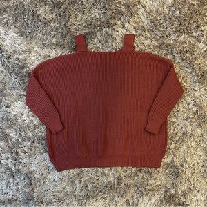 Cold Shoulder Knit Sweater - Miracle